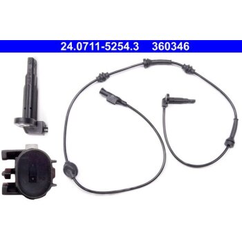 ATE Sensor, Raddrehzahl 24.0711-5254.3 - 24071152543...