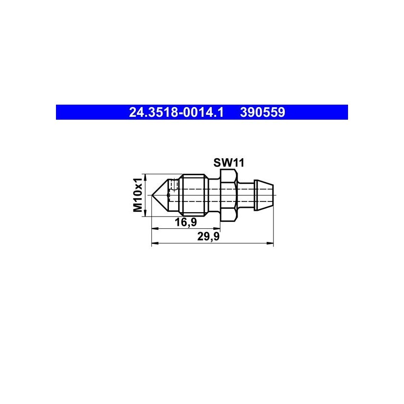 ATE Entlüfterschraube/-ventil 24.3518-0014.1 - 24351800141