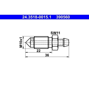 ATE Entlüfterschraube/-ventil 24.3518-0015.1 -...