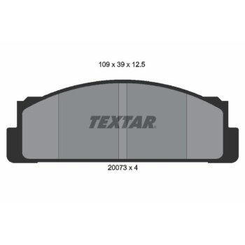 TEXTAR Bremsbelagsatz, Scheibenbremse 2007310