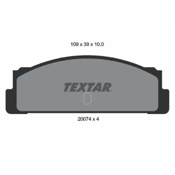 TEXTAR Bremsbelagsatz, Scheibenbremse 2007404 für...