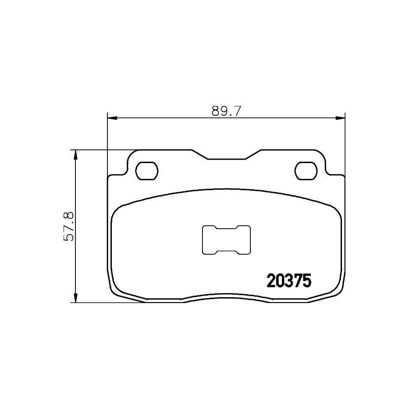 TEXTAR Bremsbelagsatz, Scheibenbremse 2037501 für 1177227