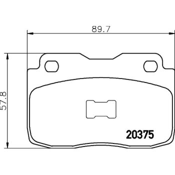 TEXTAR Bremsbelagsatz, Scheibenbremse 2037501 für...