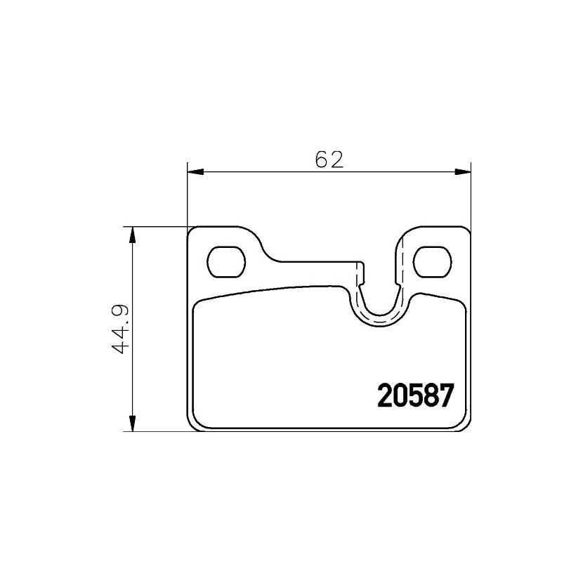 TEXTAR Bremsbelagsatz, Scheibenbremse 2058702 für 34211150525
