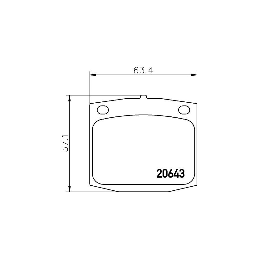 TEXTAR Bremsbelagsatz, Scheibenbremse 2064301 für 41060W5627