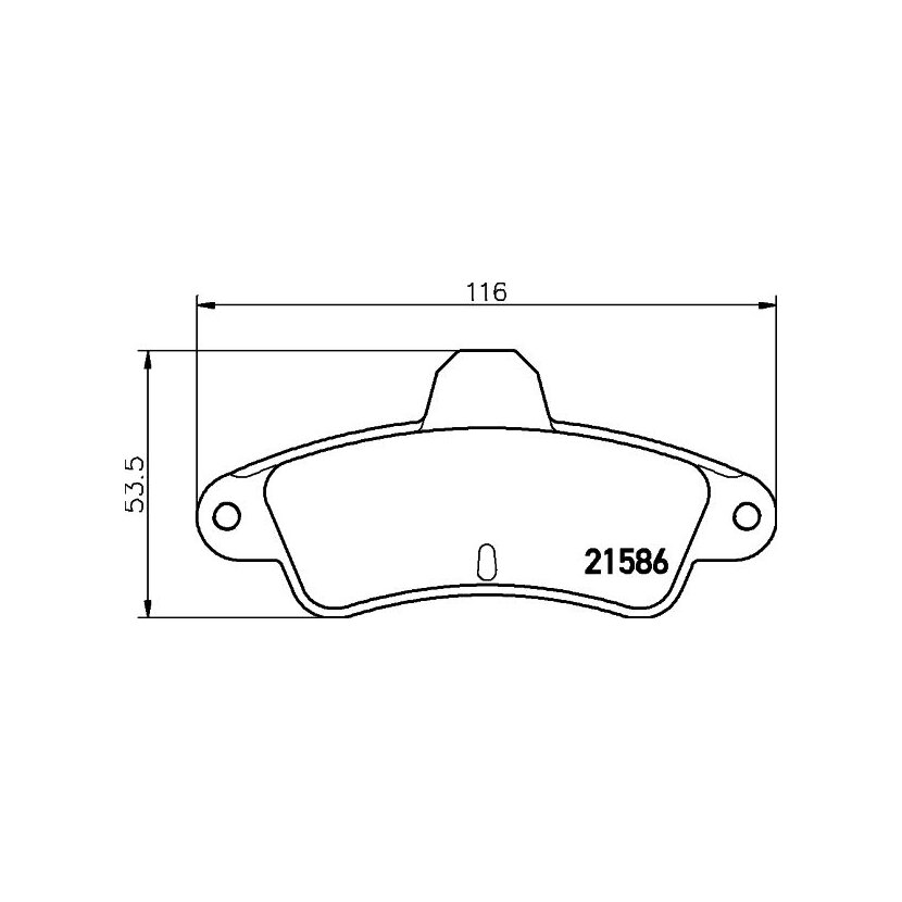 TEXTAR Bremsbelagsatz, Scheibenbremse 2158601