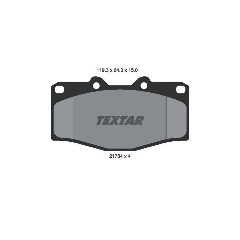 TEXTAR Bremsbelagsatz, Scheibenbremse 2178403 für 0446565010