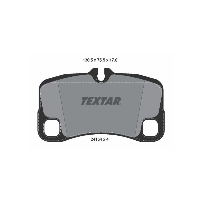 TEXTAR Bremsbelagsatz, Scheibenbremse 2415401