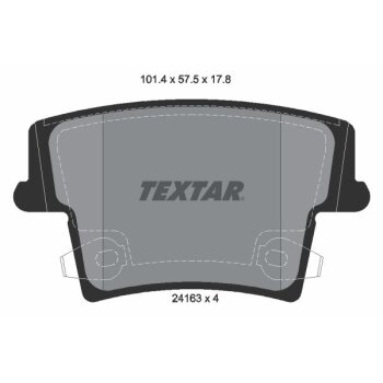 TEXTAR Bremsbelagsatz, Scheibenbremse 2416301