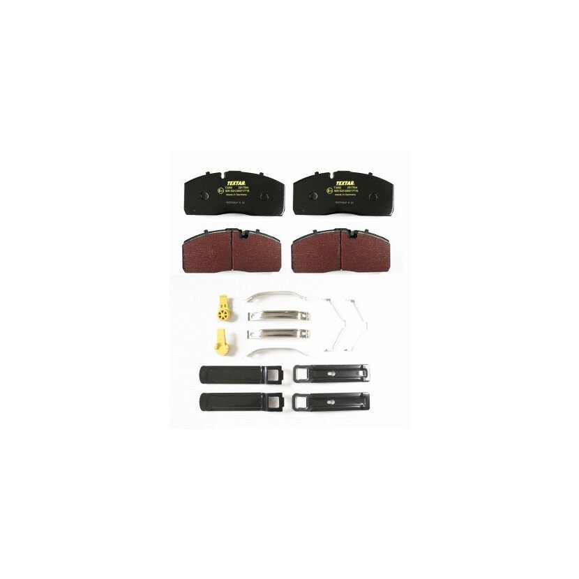 TEXTAR Bremsbelagsatz, Scheibenbremse 2917504 für 03057009600