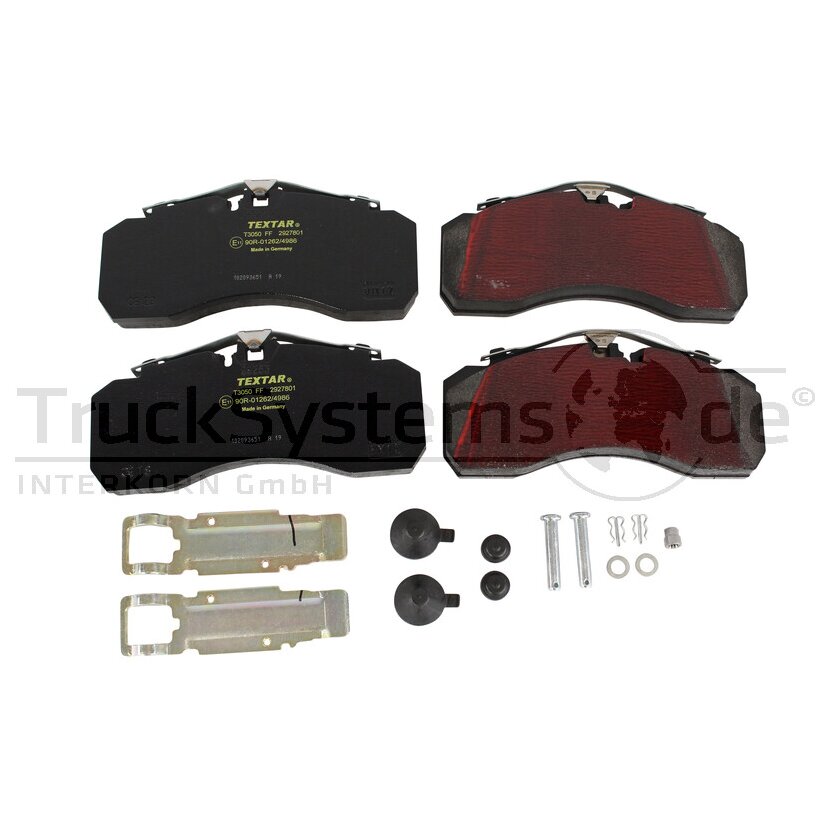 TEXTAR Bremsbelagsatz, Scheibenbremse 2927801 für 2995809