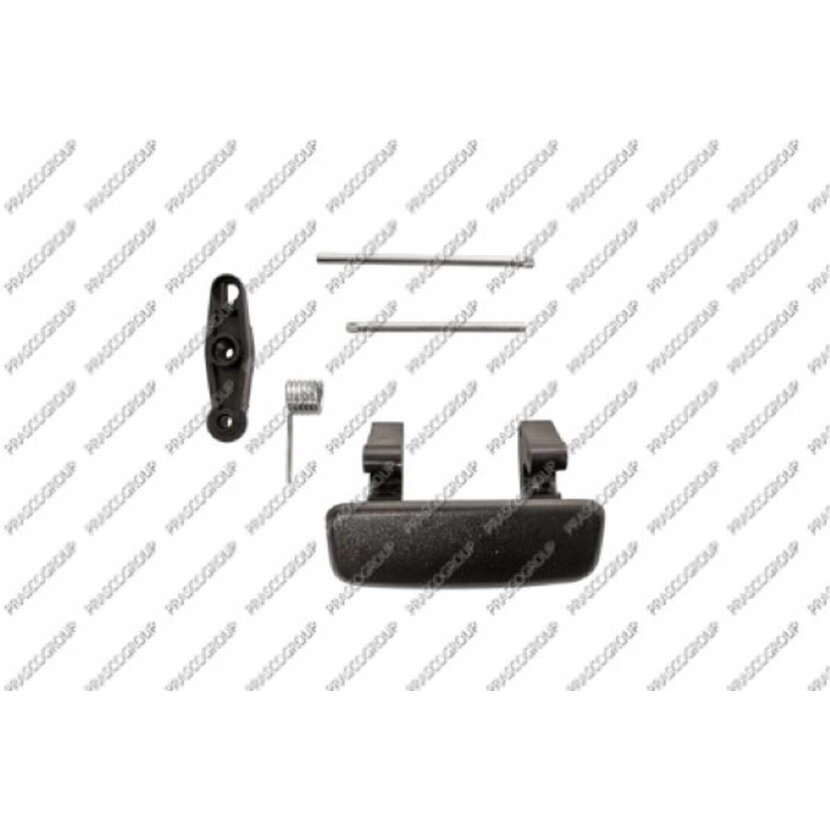 PRASCO Griff hinten rechts aussen schwarz passend für Nissan - Interstar - Mod. 02/03 - 01/06 - DS9608801