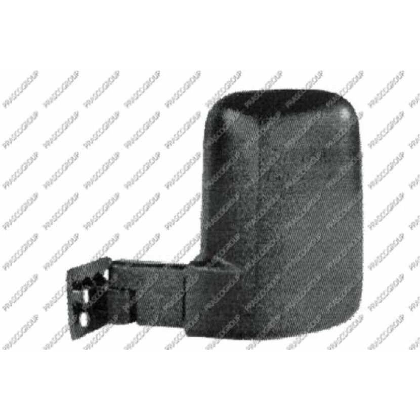 PRASCO Außenspiegel links außen verstellbar kurzer Arm passend für Ford - Transit Mk III - Mod. 09/86 - 08/91 - FD9047004