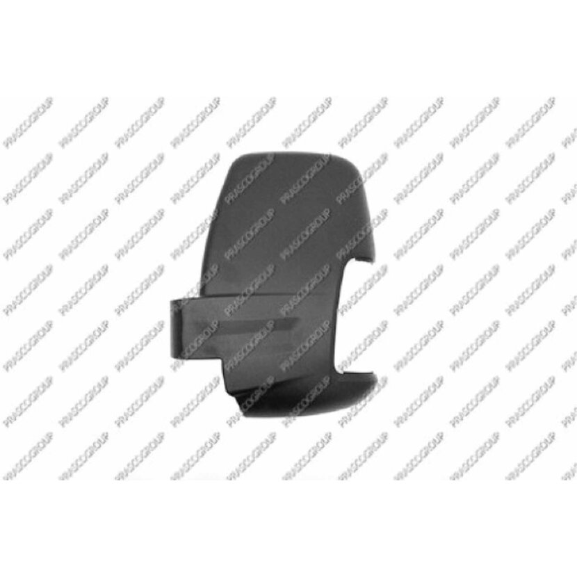 PRASCO Außenspiegelkappe links schwarz mit Blinkerloch passend für Ford - Transit (TTG) - Mod. 01/14 - 08/19 - FD9137404