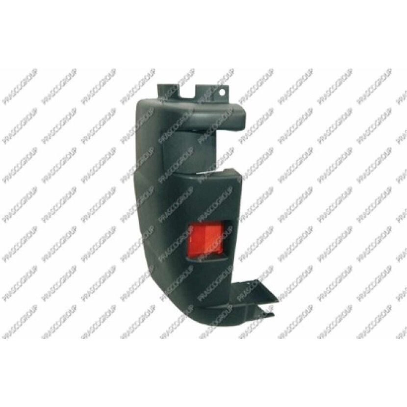 PRASCO Stoßstangenecke hinten links schwarz, Modell 03/04 - > passend für Fiat - Ducato - Mod. 01/02 - 07/06 - FT9201164