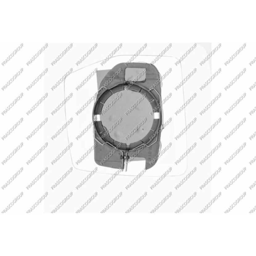 PRASCO Spiegelglas links konvex heizbar passend für Fiat - Scudo - Mod. 10/95 - 02/03 - FT9217524