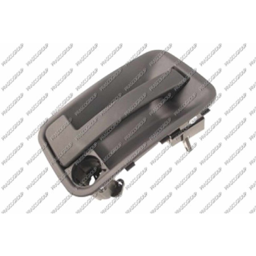 PRASCO Türgriff Schiebetür rechts außen - schwarz - mit Schlüsselloch passend für Fiat - Scudo - Mod. 10/95 - 02/03 - FT9218101