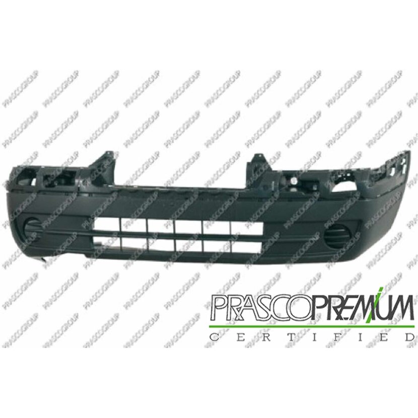 PRASCO Stoßstange vorne  schwarz passend für Fiat - Scudo - Mod. 03/03 - 12/06 - FT9221001