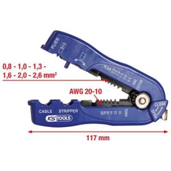 KS TOOLS Abisolierwerkzeug 115.1252 - 1151252