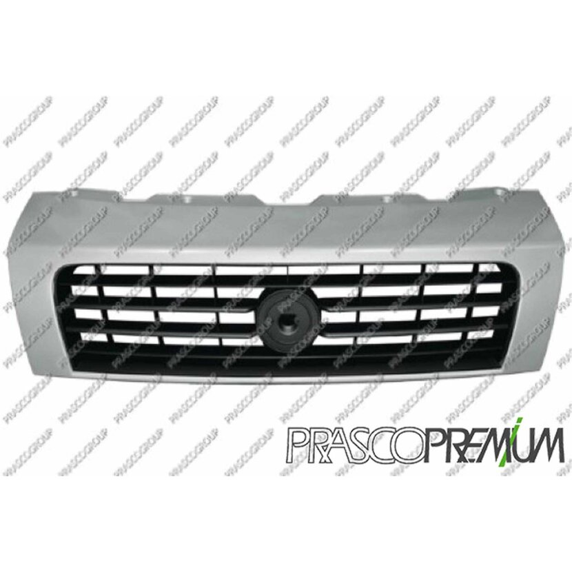 PRASCO Kühlergitter silber glatt, passend für Fiat - Ducato - Mod. 08/06 - 05/14 - FT9302001