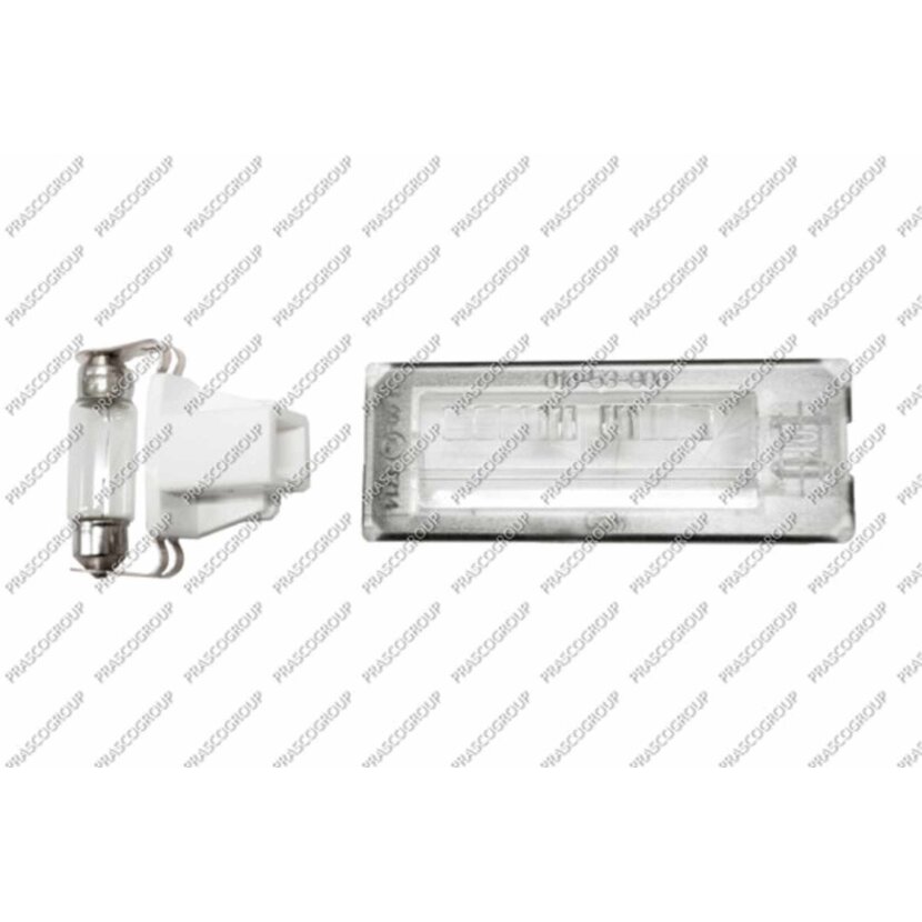PRASCO Kennzeichenleuchte hinten mit Glühbirne passend für Citroen - Jumper - Mod. 01/06 - 06/14 - FT9304350