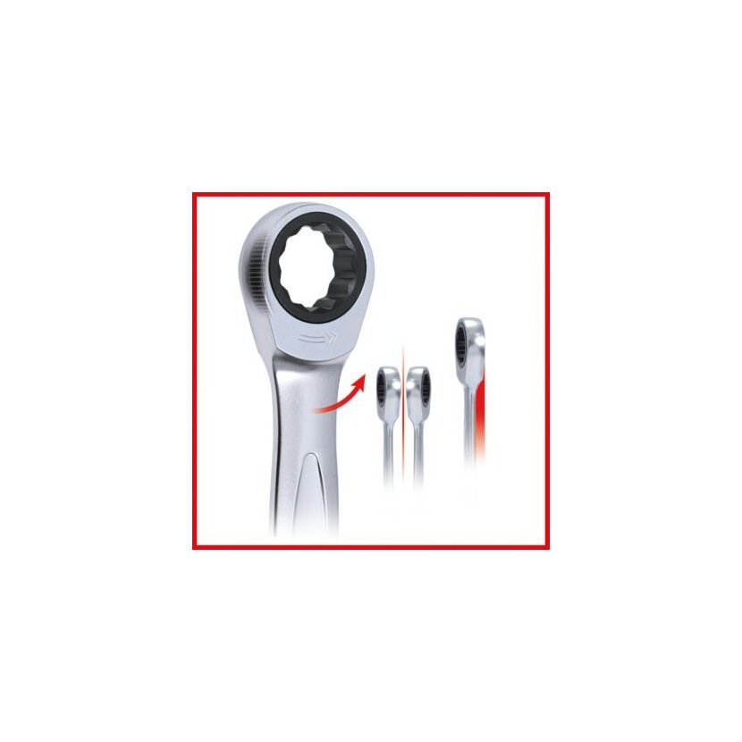 KS TOOLS Ratschen-Ringgabelschlüssel 503.42055 - 50342055