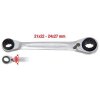 KS TOOLS Ratschen-Doppelringschlüssel 503.4553 - 5034553