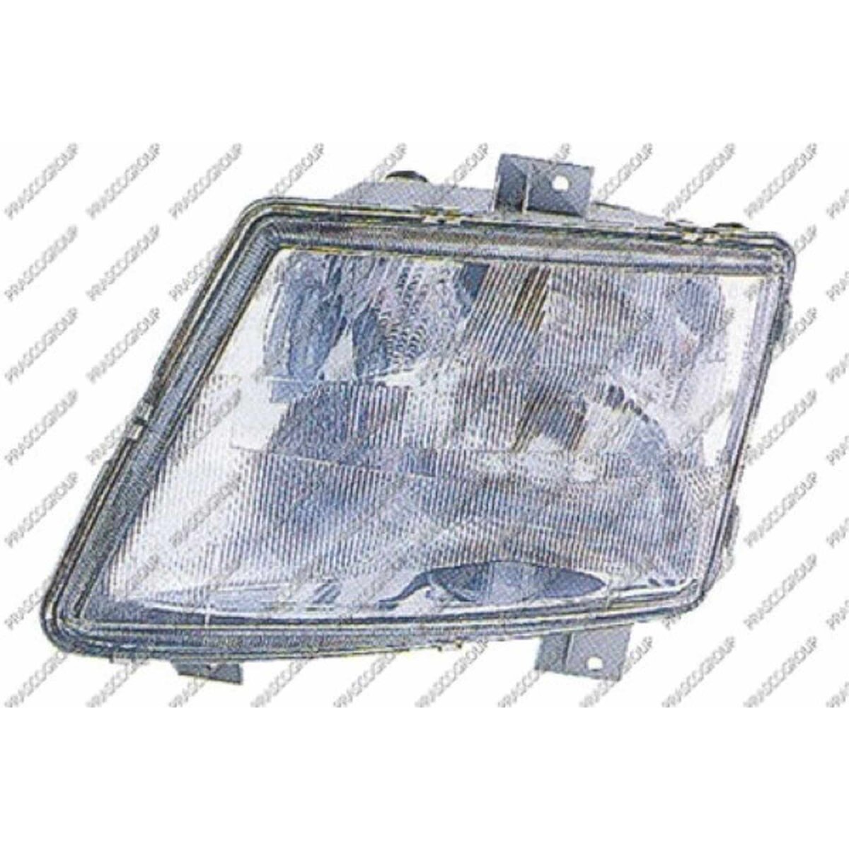 PRASCO Scheinwerfer links H4/H1 ohne Leuchtweitenregulierung passend für Mercedes - Vito (W638) - Mod. 12/95 - 08/03 - ME9074804