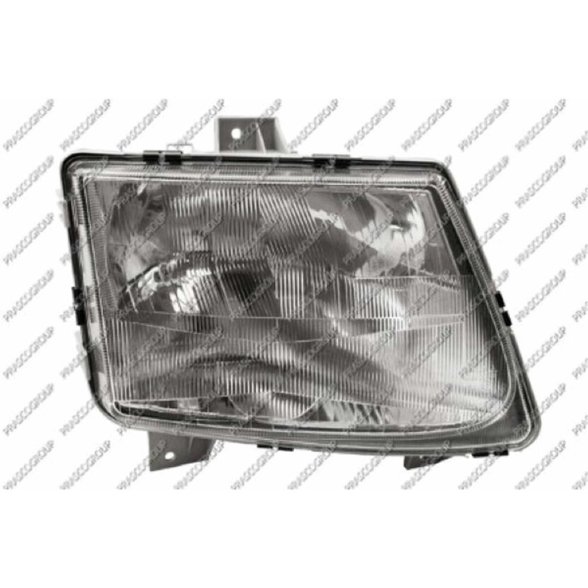 PRASCO Scheinwerfer rechts H4/H1 manuelle Leuchtweitenregulierung passend für Mercedes - V Class - Viano - Mod. 12/96 - 01/03 - ME9084603