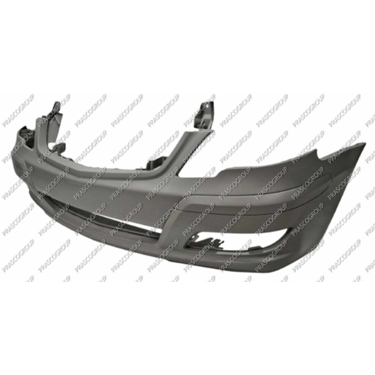 PRASCO Stoßstange vorne grundiert mit Abdeckung Zughaken - mit Markierungfür Einparkhilfe und SWA Modell Viano passend für Mercedes - V Class -...