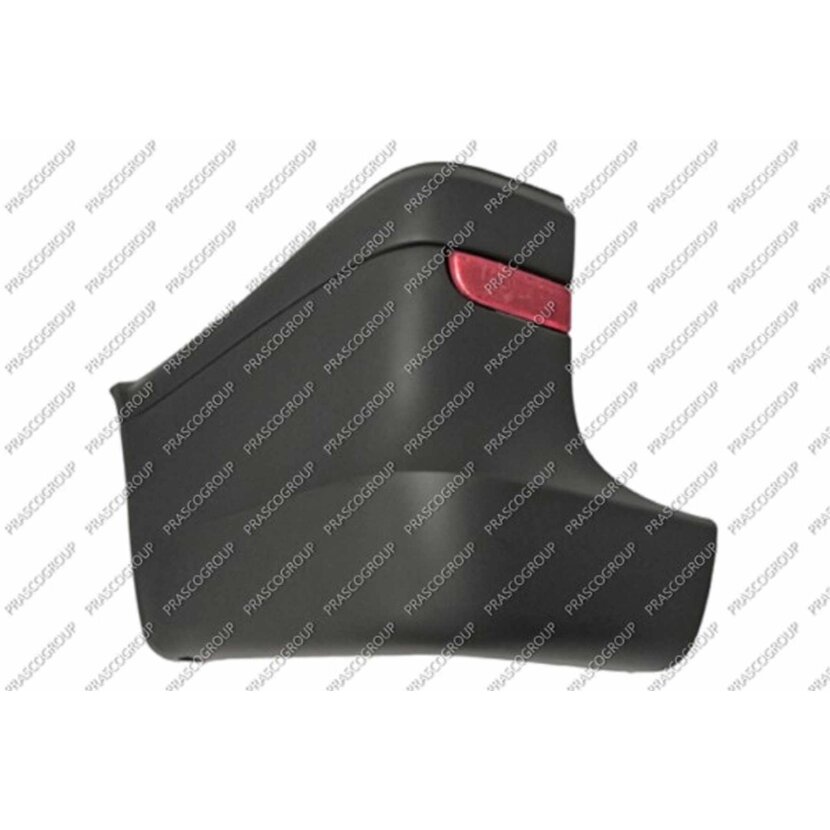 PRASCO Stoßstangenecke hinten links lichtgrau genarbt - mit Reflektor passend für Mercedes - V Class - Vito (W639) - Mod. 10/10 - 08/14 - ME9101164