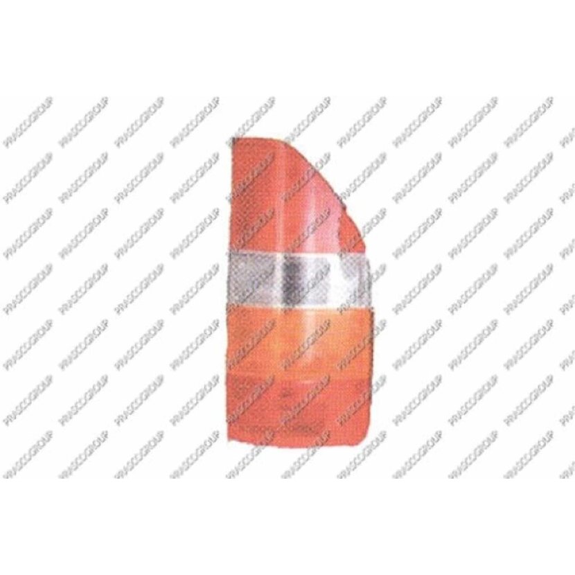 PRASCO Heckleuchte links gelb/rot ohne Sockel passend für Mercedes - Sprinter - Mod. 03/95 - 01/00 - ME9154154