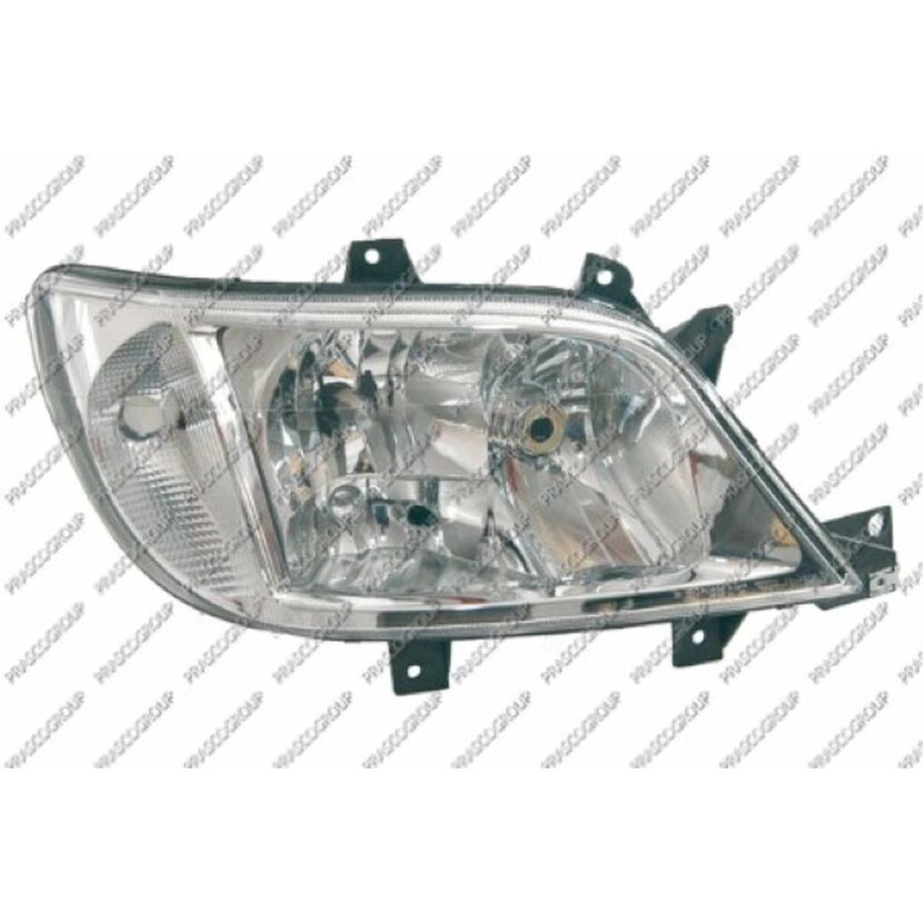 PRASCO Scheinwerfer rechts H7/H7/H3 passend für Leuchtweitenregulierung Modell 8/02 - > passend für Mercedes - Sprinter - Mod. 02/00 - 03/06 - ME9174913