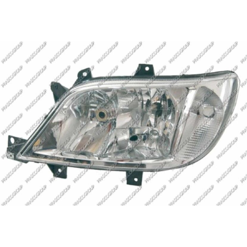 PRASCO Scheinwerfer links H7/H7/H3 passend für Leuchtweitenregulierung Modell 8/02 - > passend für Mercedes - Sprinter - Mod. 02/00 - 03/06 - ME9174914