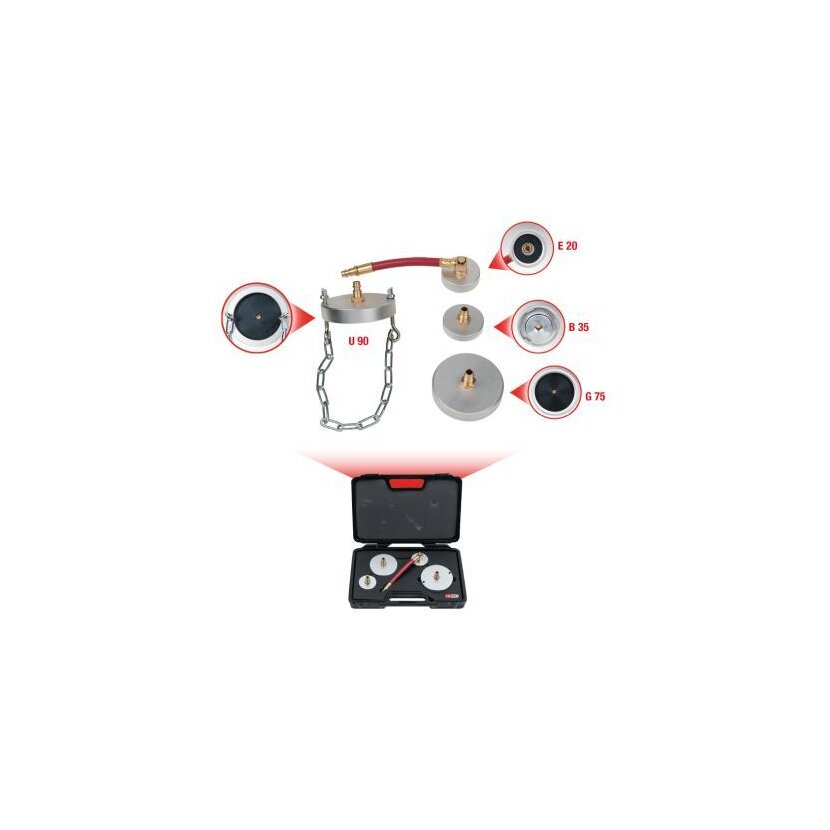 KS TOOLS Entlüfterstutzen-Set 160.0710 - 1600710