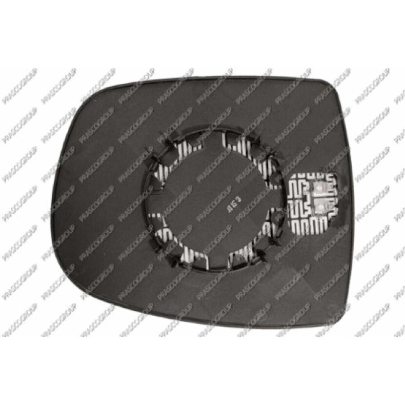 PRASCO Außenspiegelglas rechts konvex , heizbar passend für Opel/Vauxhall - Vivaro - Mod. 07/01 - 07/06 - OP9327523