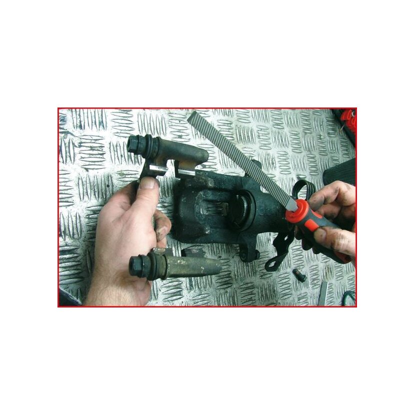 KS TOOLS Feile, Bremsbelagschacht-Reinigung 161.0950 - 1610950