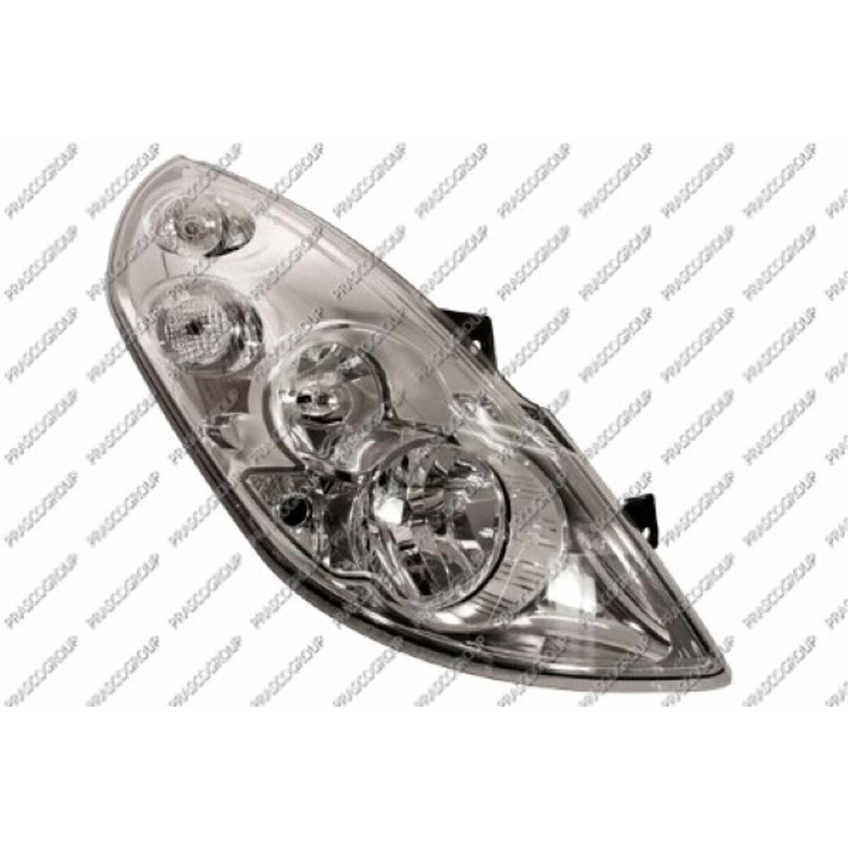 PRASCO Scheinwerfer rechts H7/H7/H1 mit Motor passend für Opel/Vauxhall - Movano - Mod. 01/10 - 06/14 - OP9544913