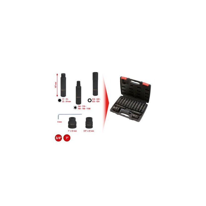 KS TOOLS Steckschlüsselsatz 450.0420 - 4500420