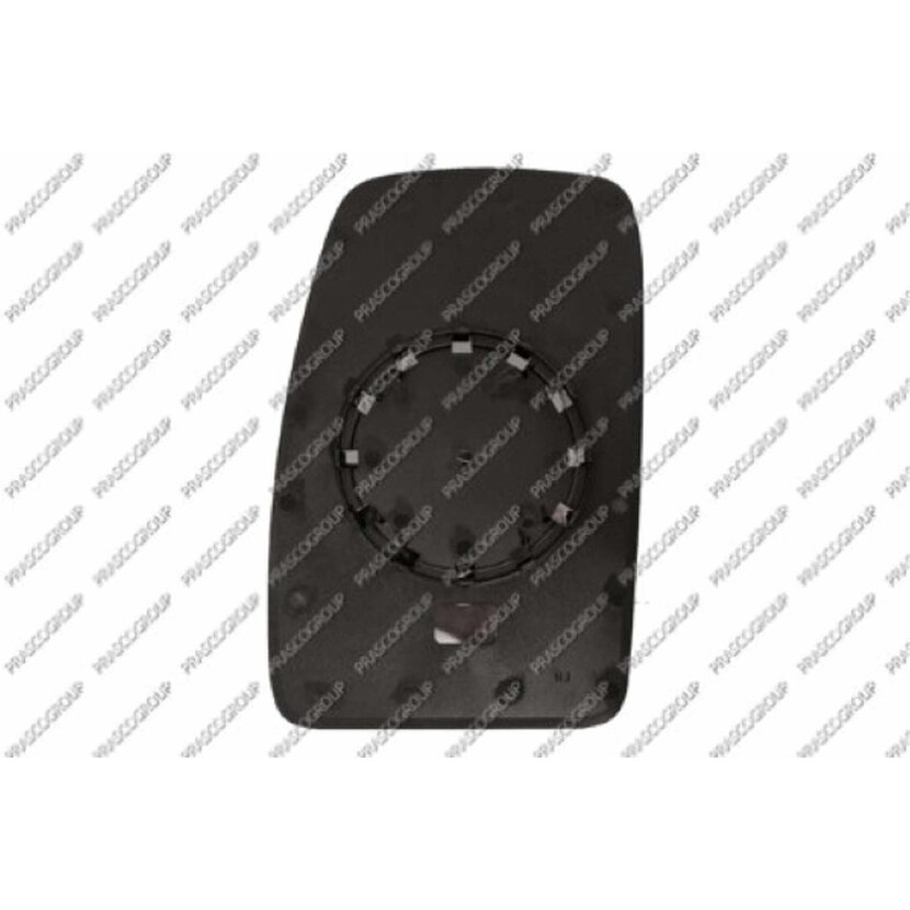 PRASCO Spiegelglas rechts konvex Heizbar Verchr passend für Renault - Master - Mod. 01/04 - 12/09 - RN9527513