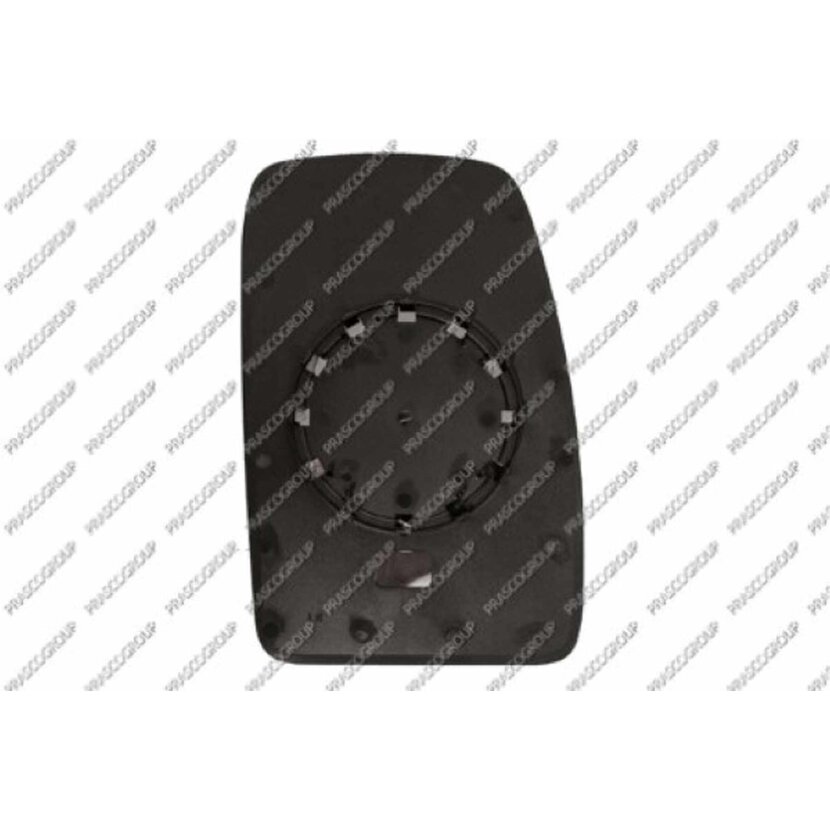 PRASCO Spiegelglas links konvex Heizbar verchromt passend für Renault - Master - Mod. 01/04 - 12/09 - RN9527514