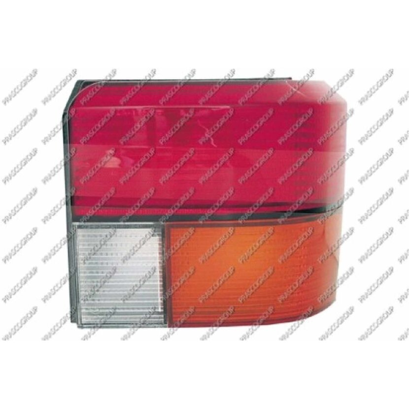 PRASCO Heckleuchte rechts gelb/rot ohne Sockel passend für Volkswagen - T4 - Mod. 09/90 - 07/96 - VG9134153