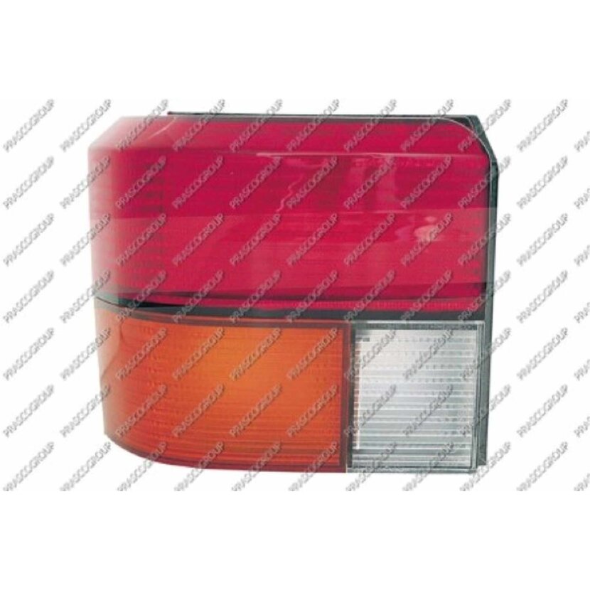 PRASCO Heckleuchte links gelb/rot ohne Sockel passend für Volkswagen - T4 - Mod. 09/90 - 07/96 - VG9134154
