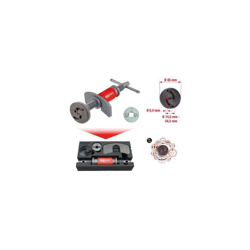 KS TOOLS Dreh-/Rückstellwerkzeugsatz, Bremssattelkolben 150.1965 - 1501965