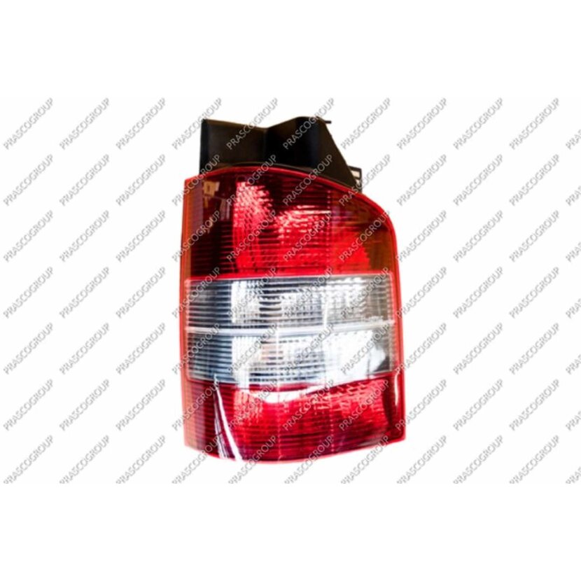 PRASCO Heckleuchte links weiss/rot Basis schwarz, ohne Sockel, Modell Heckkl. passend für Volkswagen - T5 - Mod. 09/03 - 12/08 - VG9174186