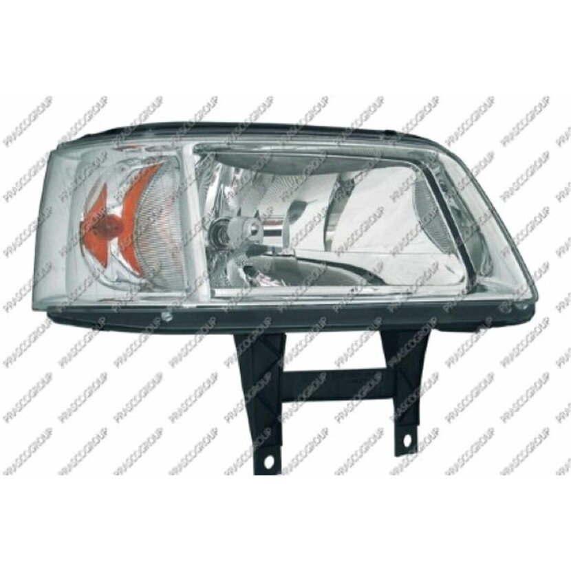 PRASCO Scheinwerfer rechts H4 mit Motor passend für Leuchtweitenregulierung passend für Volkswagen - T5 - Mod. 09/03 - 12/08 - VG9174803