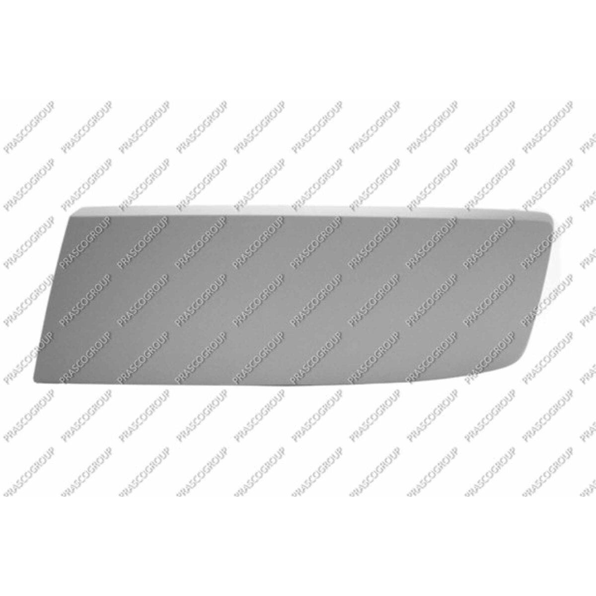 PRASCO Schutzleiste links Stoßstange vorne Licht grau genarbt passend für Volkswagen - T5 - Mod. 01/09 - 07/15 - VG9191248