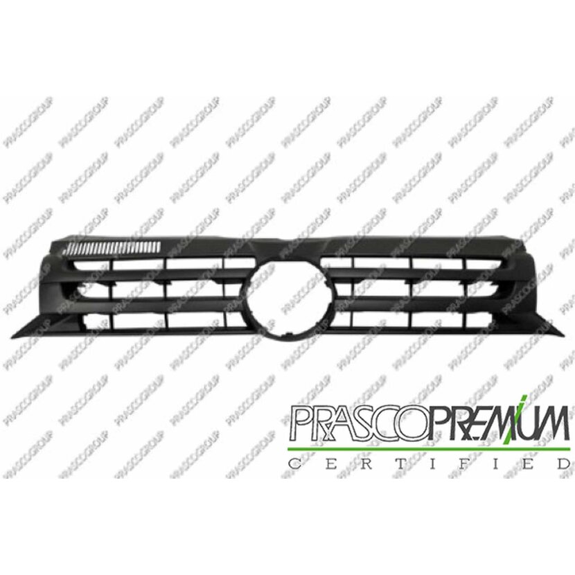 PRASCO Kühlergitter schwarz passend für Volkswagen - T5 - Mod. 01/09 - 07/15 - VG9192011