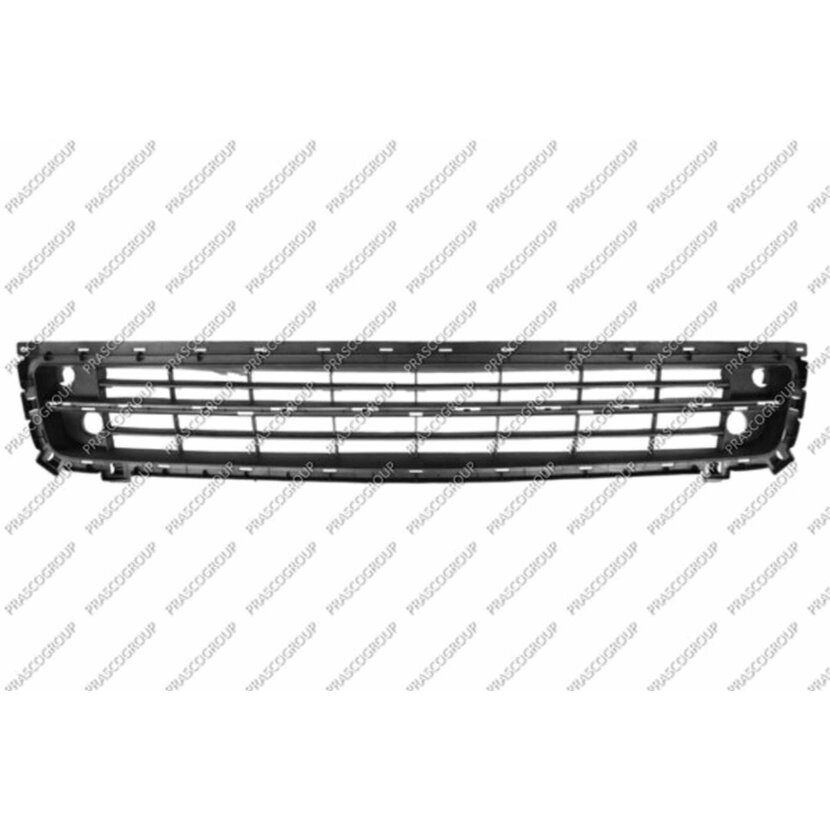 PRASCO Stoßstangengitter mitte schwarz passend für Volkswagen - T5 - Mod. 01/09 - 07/15 - VG9192120