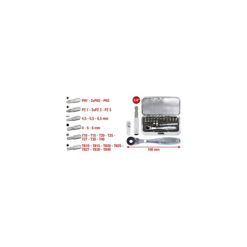 KS TOOLS Set, Schraubendreher-Einsatz (Bits) 918.4600 - 9184600